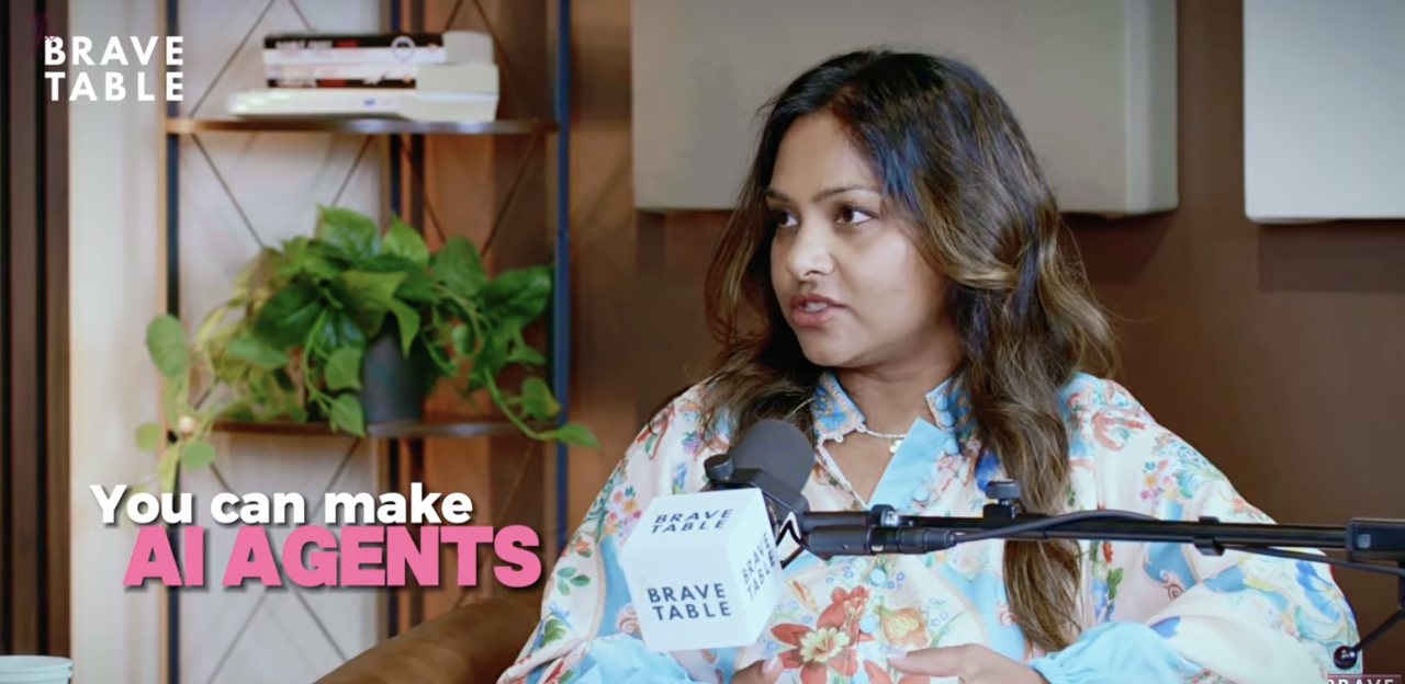 Vaishali Shah on The Brave Table podcast — “You can make AI agents”